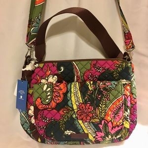 Vera Bradley Carson Shoulder Bag Autumn Leaves NWT